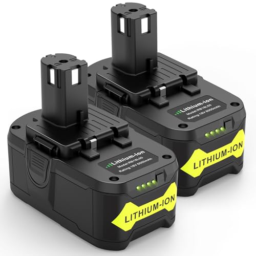 CHANJOYH---2-paquetes-de-baterías-de-iones-de-litio-de-6,0-Ah-de-repuesto-para-Ryobi-18-V-ONE+-P108-(130429054),-P102,-P103,-P104,-P105-y-P107,-compatibles-con-herramientas-eléctricas-inalámbricas.