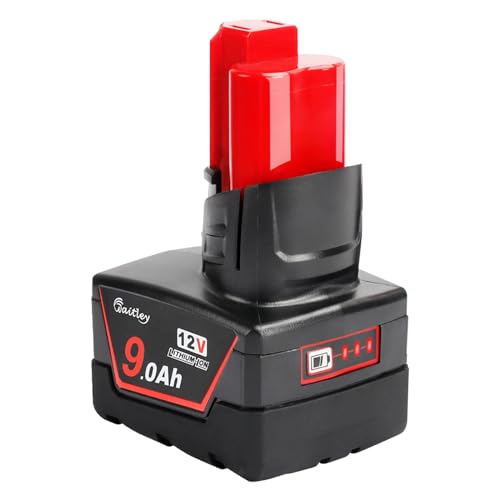 Batería-de-repuesto-Waitley-de-12-V-y-9-Ah-compatible-con-herramientas-eléctricas-Milwaukee-de-12-V