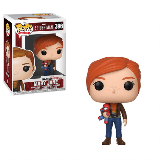Funko Pop Marvel Games: Spider-Man Video Game - Mary Jane Collectible Figura, Multicolor
