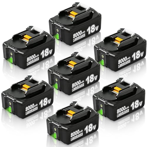 Dxotovs---7-baterías-de-repuesto-de-8,0-Ah-para-Makita-de-18-V,-compatibles-con-las-baterías-Makita-BL1860B,-BL1830B,-BL1840B,-BL1850B,-BL1820-y-BL1825-de-18-V-(7-unidades,-8,0-Ah)