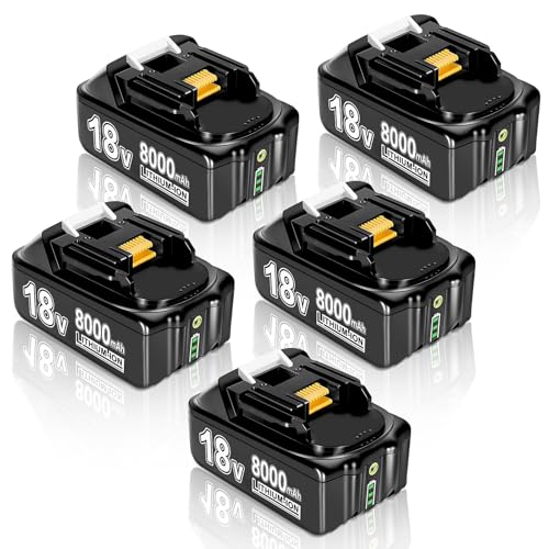 Kulatiom---5-baterías-de-litio-de-8000-mAh-para-Makita-de-18-V,-compatibles-con-Makita-BL1860,-BL1820,-1830B-y-1840B