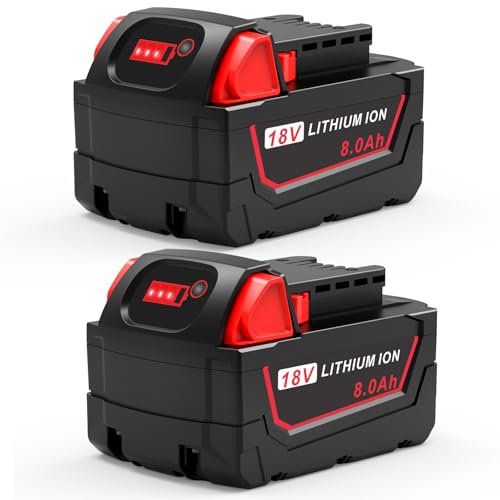 WECACHWE---Batería-de-repuesto-de-alta-capacidad-de-8,0-Ah-y-18-V-para-Milwaukee-de-18-V,-compatible-con-baterías-Milwaukee-de-18-voltios-48-11-1812,-48-11-1820,-48-11-1840,-48-11-1850,-48-11-1852-y-48-11-1862-(paquete-de-2)