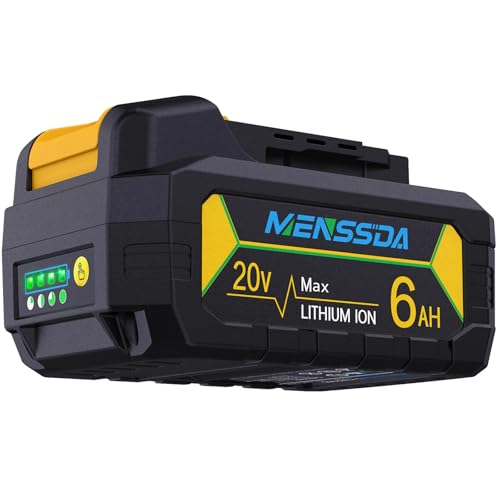MENSSDA---Paquete-de-1-batería-de-repuesto-de-6-Ah-100-%-real-para-Dewalt-20-V-Max.-Compatible-con-baterías-Dewalt-de-20-voltios,-DCB207,-DCB204,-DCB201-y-DCB200,-herramientas-eléctricas-de-la-serie,-celdas-de-alta-potencia.