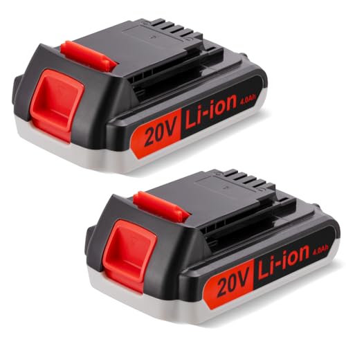 Batería-FirstPower-LBXR20-de-4.0-Ah---Reemplazo-para-batería-de-litio-Black-&-Decker-de-20-V,-compatible-con-herramientas-LBXR20,-LB20,-LBX20,-LBX4020-y-LB2X4020-(paquete-de-2)