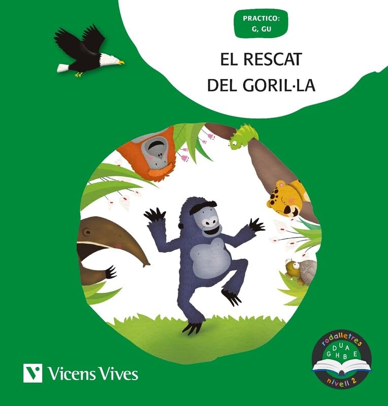 Libro: Vicens Vives - El Rescat del Goril·la - Aprèn G i GU amb Contes Divertits - Rodalletres Nivell 2