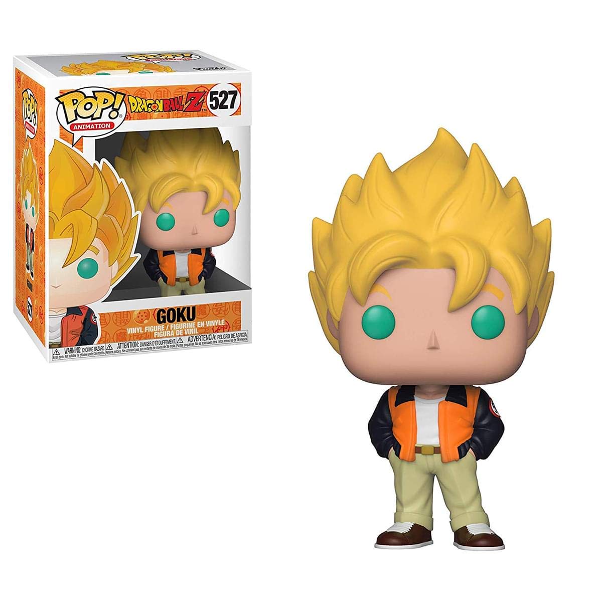 Funko Pop! Animación: Dragon Ball Z - Goku (Casual) Toy, Multicolor