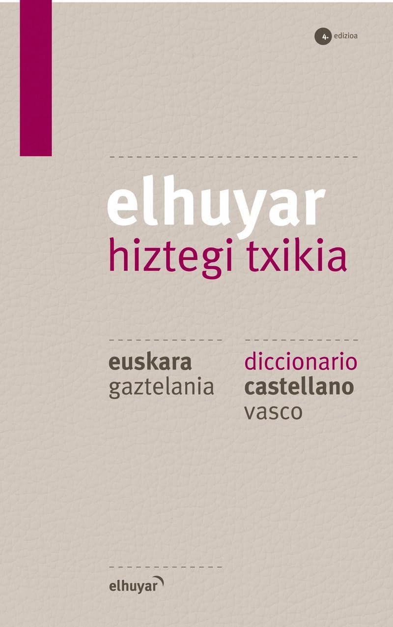 Libro: Elhuyar Hiztegi Txikia: euskara-gaztelania, castellano-vasco