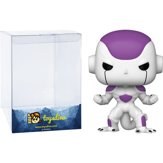 Funko Frieza 4th Form: P o p ! Animation Figura de Vinilo Pack with 1 Compatible 'ToysDiva' Graphic Protector (861-48601 - B)