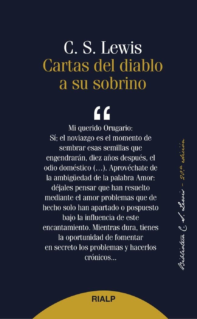 Cartas Del Diablo A Su Sobrino (Bibilioteca C. S. Lewis)