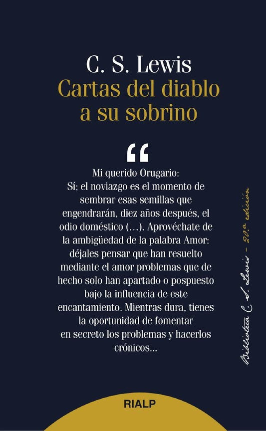 Cartas Del Diablo A Su Sobrino (Bibilioteca C. S. Lewis)