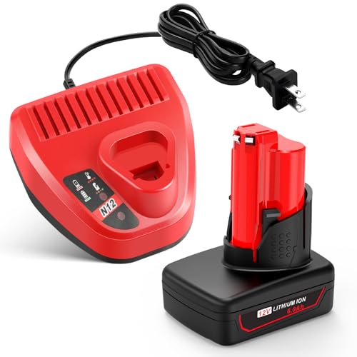 Batería-de-repuesto-de-alta-capacidad-de-6000-mAh-para-Milwaukee-de-12-V-y-kit-de-cargador-rápido-compatible-con-baterías-Milwaukee-de-12-V-48-11-2401,-48-11-2402,-48-11-2440,-48-11-2411,-C12-B,-C12-BX