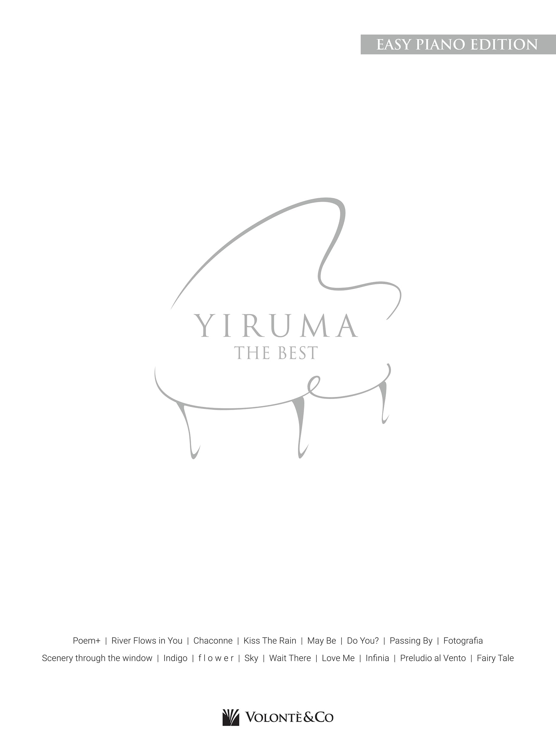 Libro: YIRUMA THE BEST - EASY PIANO