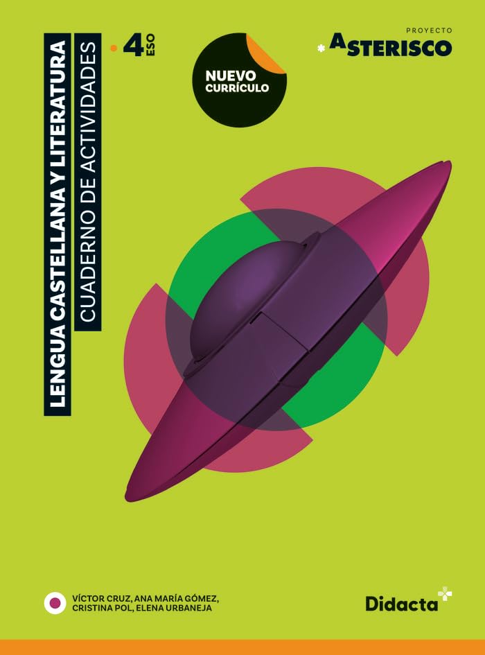 Libro: Asterisco 4. Cuaderno de actividades (Nueva edición 2023)