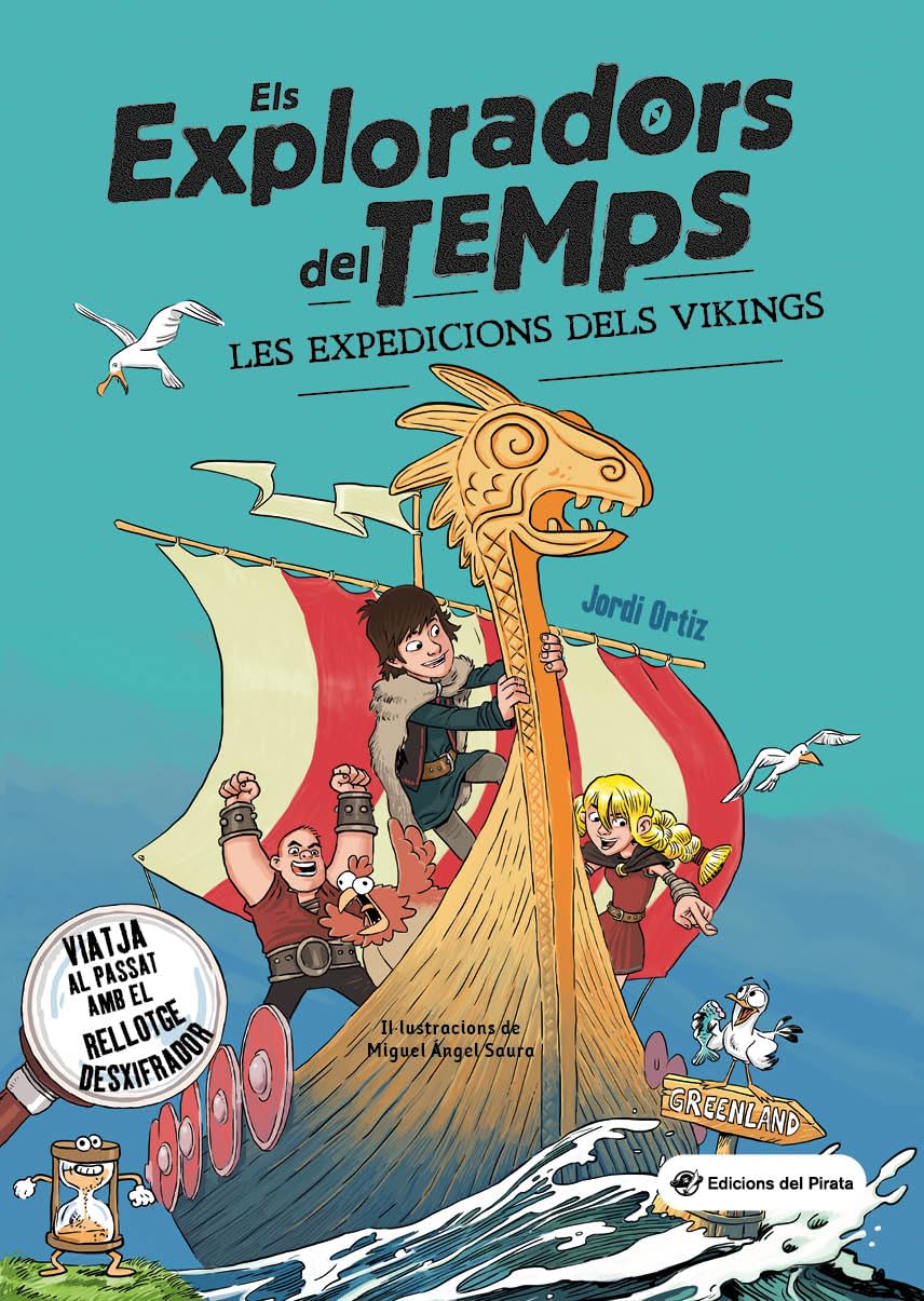 Libro: Les expedicions dels vikings: Viatja en el temps amb el rellotge desxifrador i descobreix els vikings! Llibres per a nens i nenes a partir de 10 anys en català.