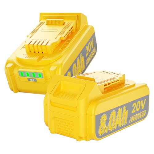 Batería-de-repuesto-mejorada-de-8,0-Ah-para-Dewalt-20-V-Max.-Compatible-con-XR-DCB200-DCB201-DCB204-DCB206-DCB207-DCD/DCF/DCG.-Compatible-con-herramientas-eléctricas-inalámbricas-Dewalt-de-20-V.
