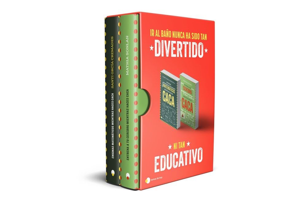 Libro: Estuche para entrenar tu mente mientras haces caca: Incluye: Enigmas matemáticos para resolver mientras haces caca + Entrena a tu cerebro mientras haces caca