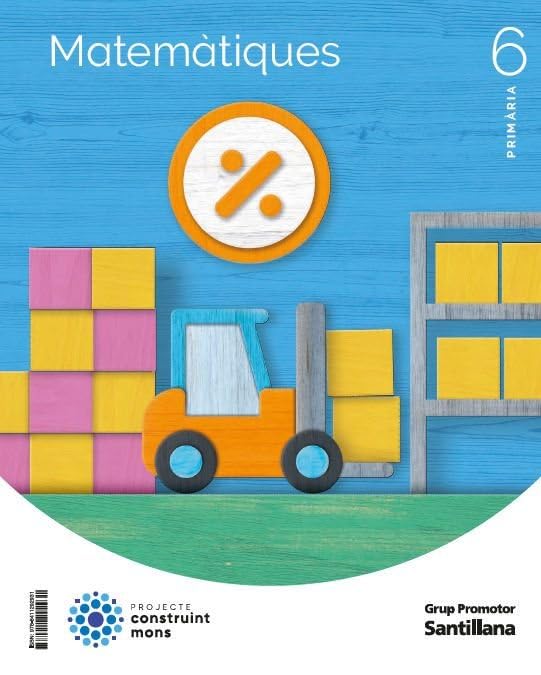 Libro: MATEMATIQUES 6 PRIMARIA CONSTRUINT MONS