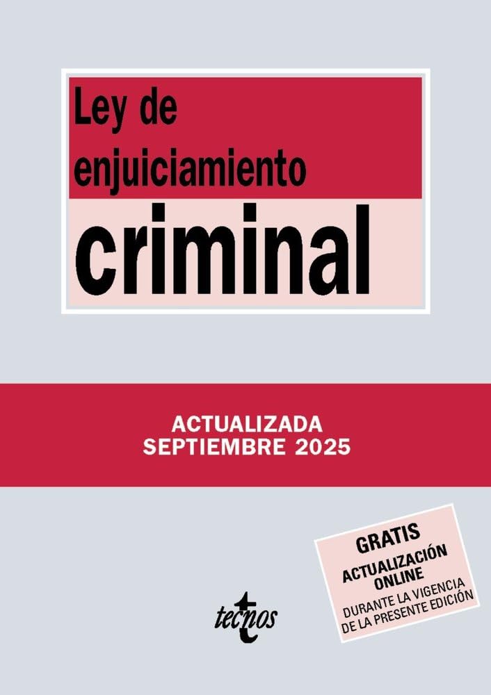 Libro: Ley de Enjuiciamiento Criminal (Derecho - Biblioteca de Textos Legales)