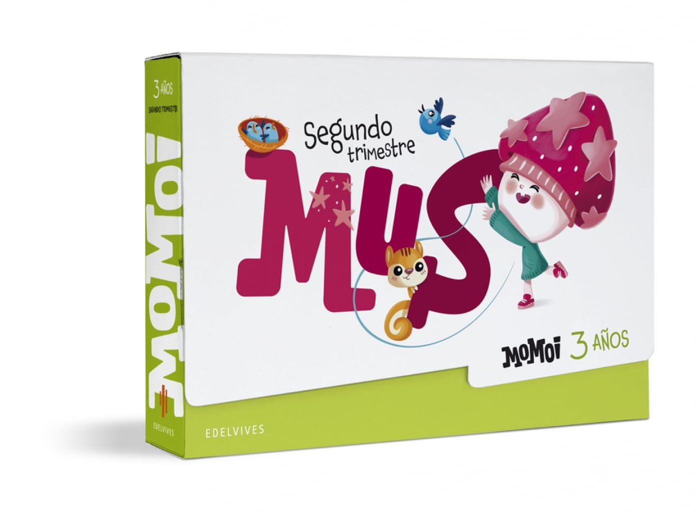 Libro: Proyecto Momoi - 3 años : Segundo trimestre: Mus (INFANTIL)