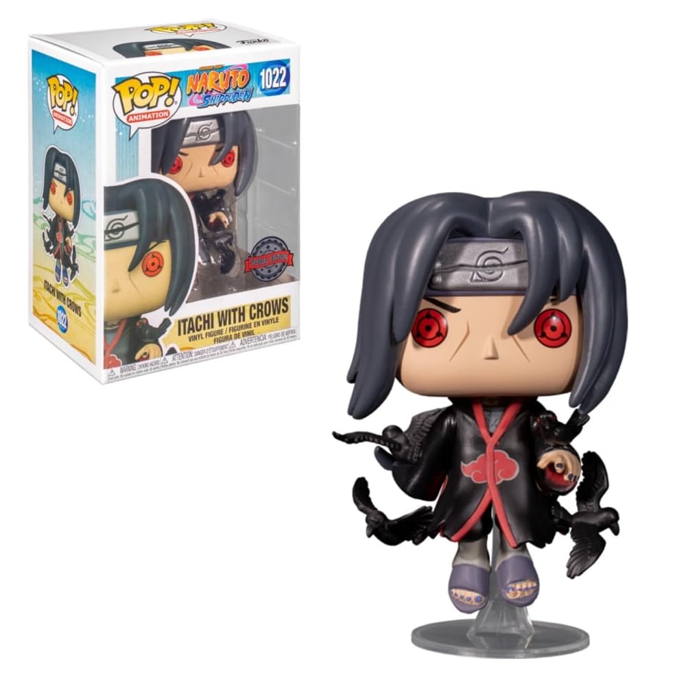 Funko Pop! Animación: Naruto Shippuden - Itachi with Crows (Exclusivo) Pop Vinyl