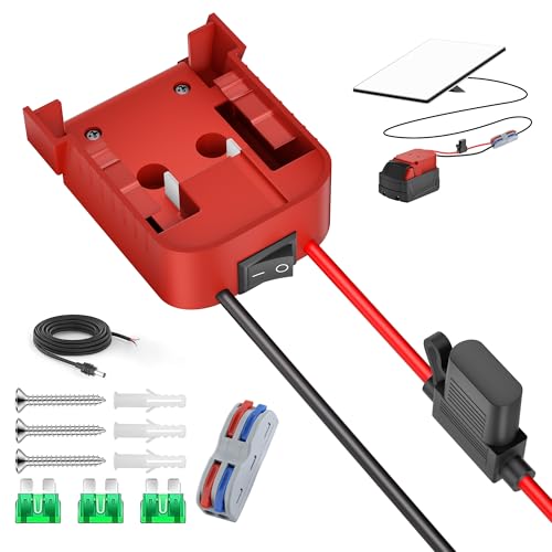 Adaptador-de-batería-Starlink-Mini-para-batería-Milwaukee-de-1-m-(3,3-pies),-cable-de-alimentación-de-CC-Starlink-Mini-de-18-AWG-para-batería-Milwaukee,-adaptador-M18-para-paquete-de-batería-Starlink-Mini-portátil-con-3-fusibles-y-terminales-de-cable.