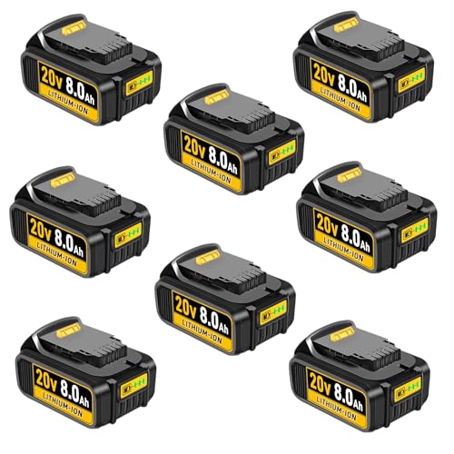 Paquete-de-8-baterías-de-repuesto-de-8,0-Ah-para-Dewalt-20-V-Max.-Compatible-con-herramientas-eléctricas-inalámbricas-Dewalt-de-20-V.-Compatible-con-Dewalt-DCB201,-DCB200,-DCB205,-DCB207-y-DCB206.