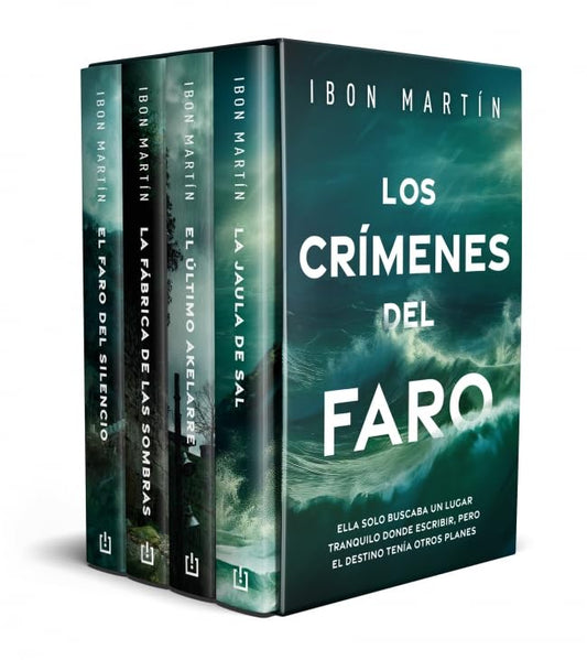 Estuche Los Crímenes del Faro: (contiene: El faro del silencio | La fábrica de las sombras | El último akelarre | La jaula de sal) (Best Seller)