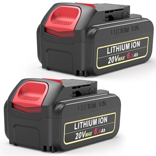 Djsanu---Paquete-de-2-baterías-de-repuesto-de-larga-duración-de-20-V-y-6000-mAh-para-DeWalt-20-V-Max,-6,0-Ah-de-alta-capacidad,-compatible-con-herramientas-eléctricas-inalámbricas-DeWalt-de-20-voltios,-serie-DCF,-DCD,-DCG-y-DCB206,-DCB200-y-DCB203.