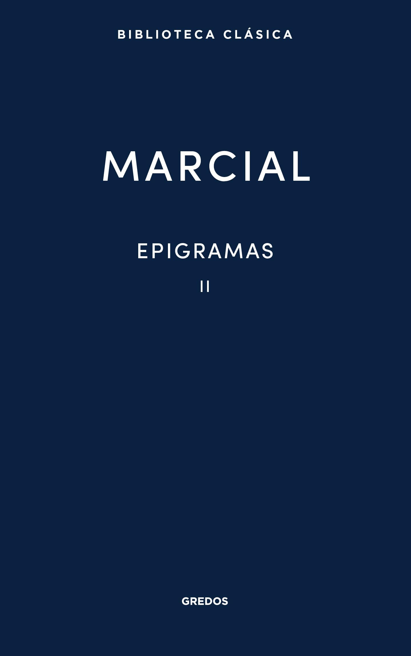 Libro: Epigramas II