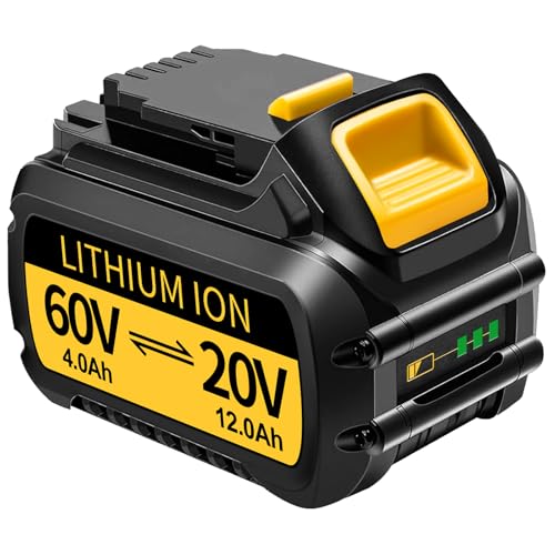 Batería-de-iones-de-litio-de-12,0-Ah-para-Dewalt-Flexvolt-de-20-V/60-V,-compatible-con-Dewalt-de-60-V,-DCB609,-DCB606,-DCB612,-DCB200,-DCB201,-DCB203,-DCB204,-DCB206-y-DCB207-(1-unidad,-3-unidades)