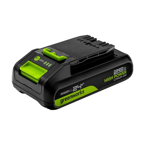 Batería-de-iones-de-litio-Greenworks-de-24-V-y-2,5-Ah-(batería-original/compatible-con-más-de-150-herramientas)
