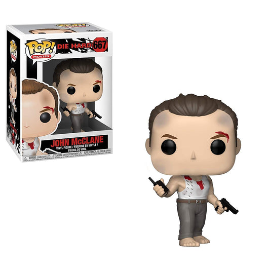 Funko Pop Movies: Die Hard - John McClane Collectible Figura, Multicolor