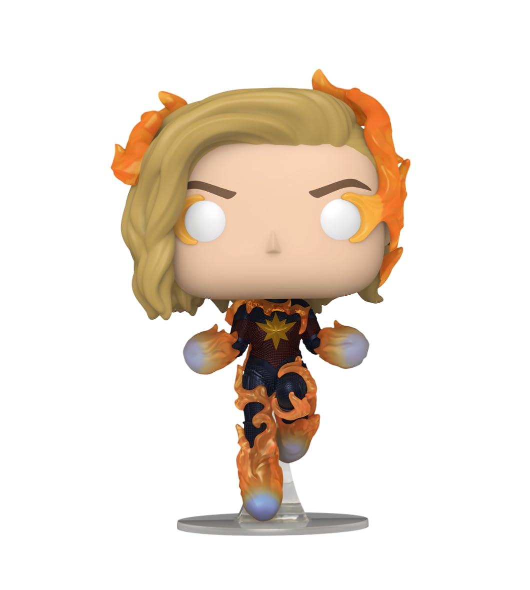 Funko Pop: Pop! Marvel Collector Corps Exclusivo The Marvels Captain Marvel #1265 w/Free Acrylic CASE
