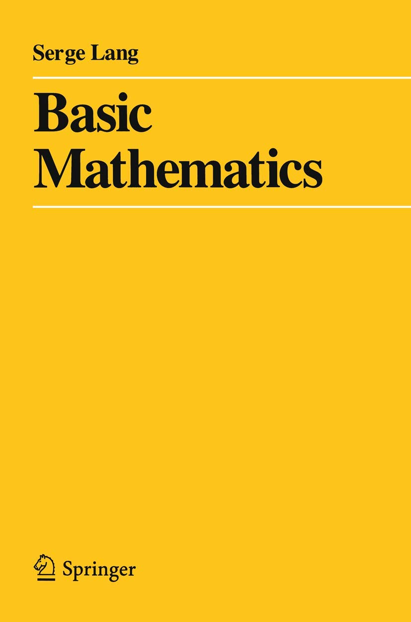 Libro: Basic Mathematics