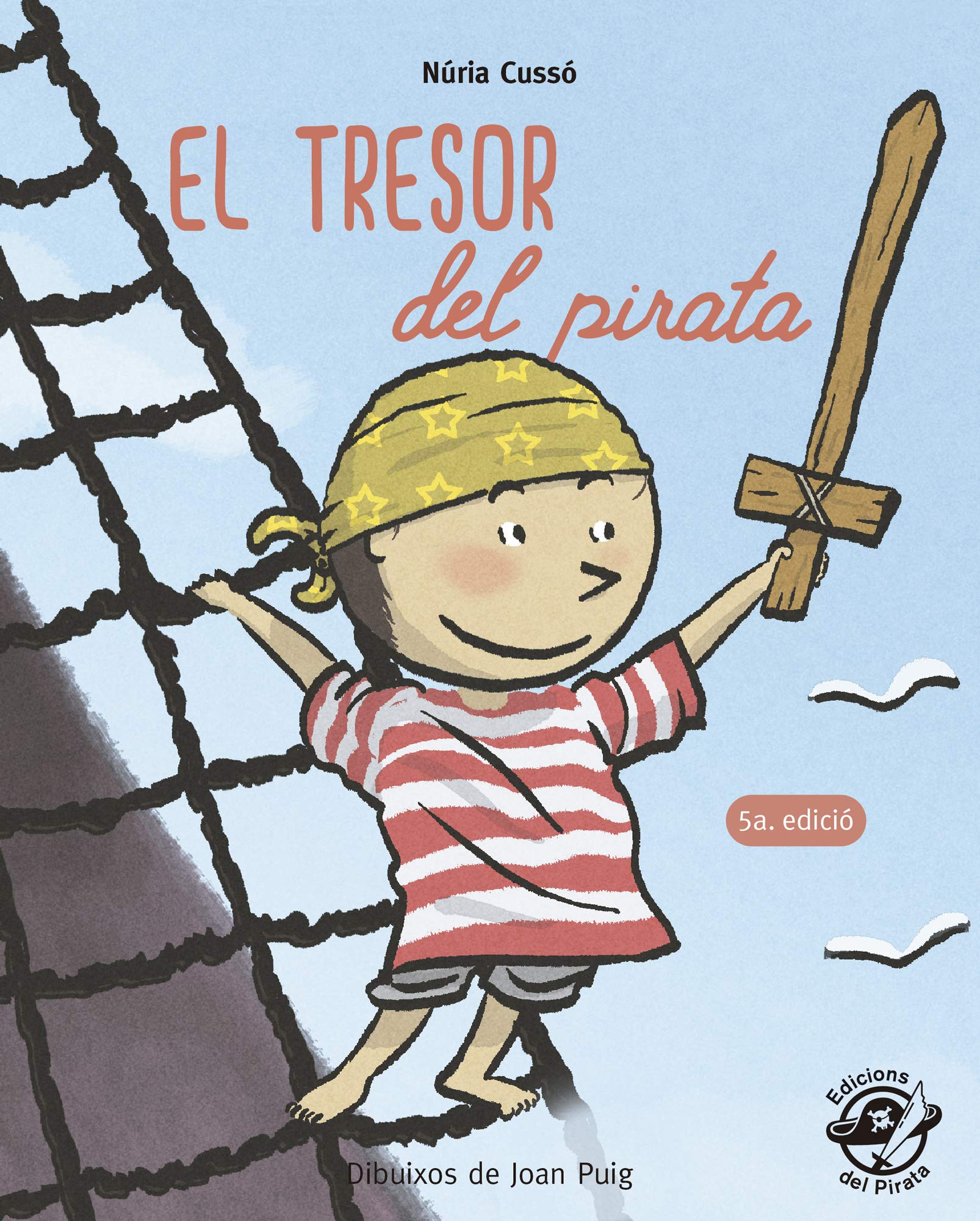 Libro: El Tresor Del Pirata: Contes en lletra de PAL i lletra lligada: Llibre per aprendre a llegir - En català: 6 (Plou i Fa Sol (TEXT EN LLETRA DE PAL I LLIGADA))
