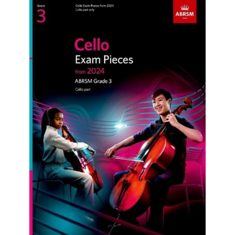 Libro: Cello Exam Pieces from 2024, ABRSM Grade 3, Cello Part (ABRSM Exam Pieces)