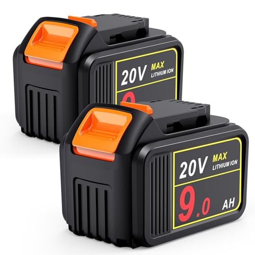 PENGJBATTER---2-paquetes-de-baterías-de-alta-capacidad-de-20-V-y-9-Ah-para-Dewalt-de-20-V.-Compatible-con-Dewalt-DCB201,-DCB200-y-DCB208,-para-herramientas-eléctricas-Dewalt-de-20-V-y-20-V-de-la-serie-DCF,-DCD-y-DCG.
