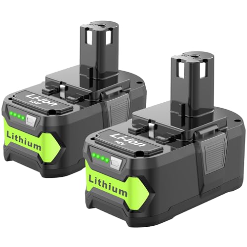 Nicetoro---Batería-de-repuesto-(2-unidades,-5,0-Ah)-para-herramientas-inalámbricas-Ryobi-de-18-V-(recortadora,-taladro,-sierra),-compatible-con-baterías-de-litio-P102,-P103,-P104,-P105,-P107-y-P108.