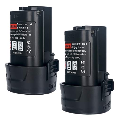 Batería-Biswaye-BL1014-de-3,0-Ah-y-10,8-V-(paquete-de-2)-para-Makita-(10,8-V-12-V-máx.,-batería-de-iones-de-litio-BL1013,-194550-6,-194551-4,-195332-9,-CL100DW,-DF330D-y-FD01ZW)