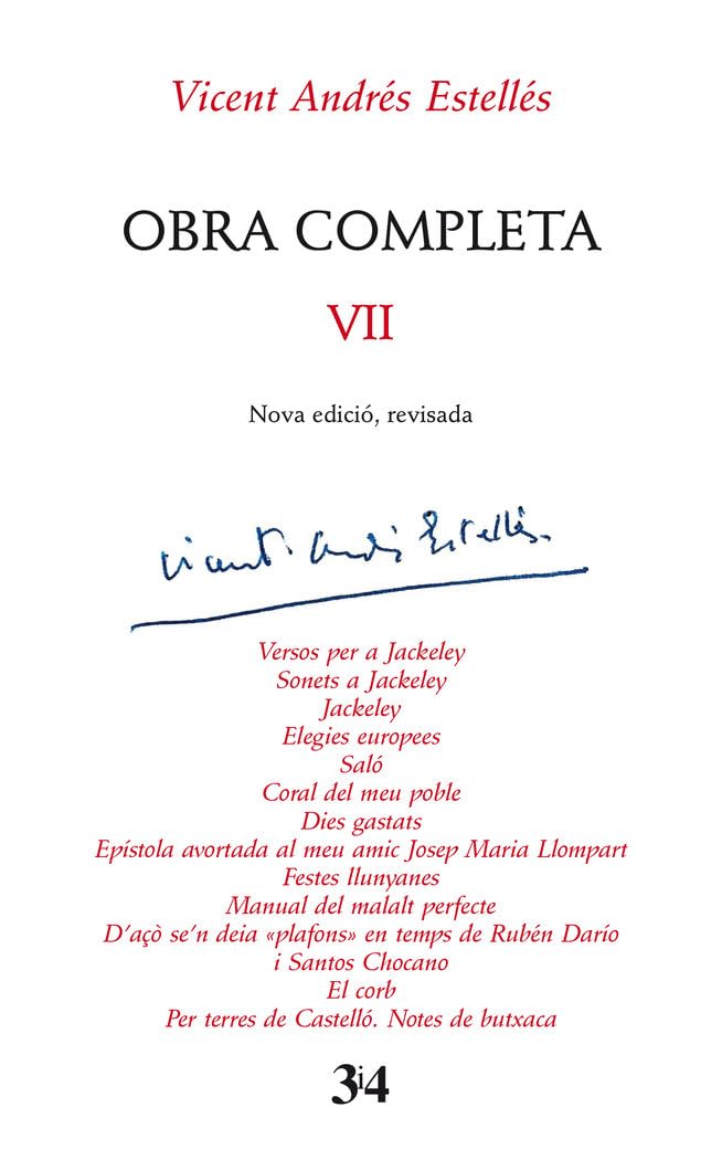 Libro: Obra completa revisada, volum 7