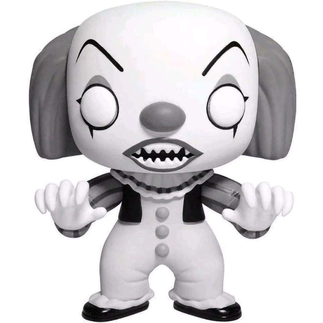 Funko- It Classic-Pennywise Exclusivo (Black & White) Other License Figura, Multi-Colour, 35158