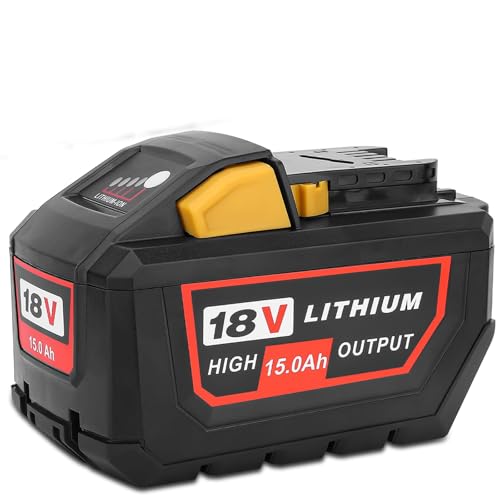Batería-de-litio-de-alto-rendimiento-de-15,0-Ah-para-Milwaukee-de-18-V.-Compatible-con-las-baterías-Milwaukee-de-18-V-48-11-1880,-48-11-1815,-48-11-1820-y-48-11-1850-(roja).