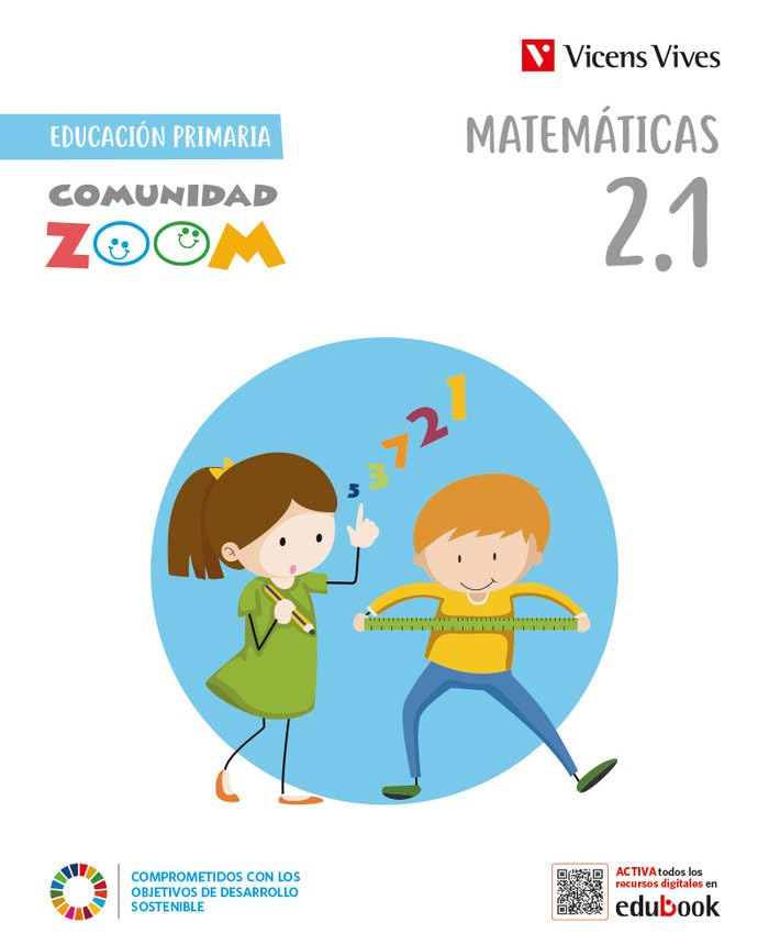 Libro: Matemáticas 2. (2.1 - 2.2 - 2.3) Libro y Kit Material (Comunidad Zoom)