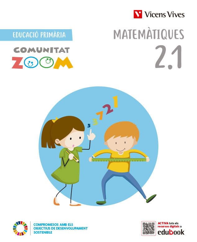 Libro: Matemàtiques 2 (2.1-2.2-2.3) llibre i kit material (Comunitat Zoom)
