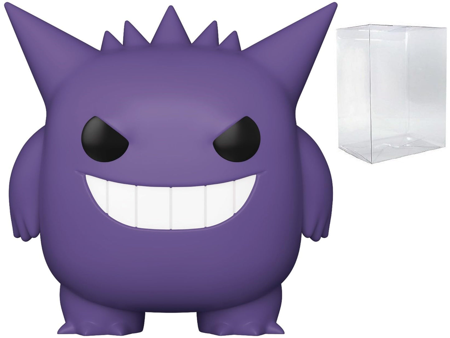 Funko Pop: POP Games: Pokémon - Gengar (Ectoplasma) Funko Figura de Vinilo (Bundled with Compatible Box Protector Case), Multicolor, 3.75 Pulgadas