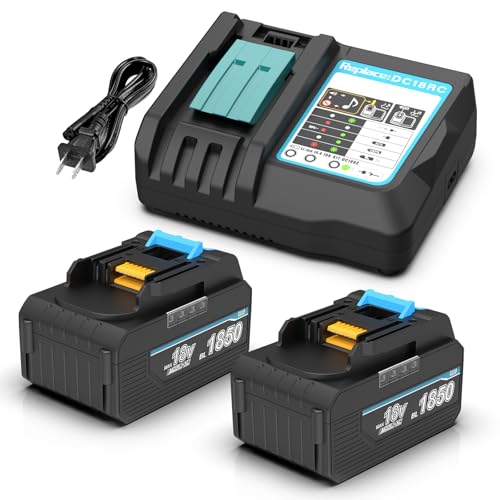 Batería-y-cargador-Powilling-Upgrade-BL1860-de-18-V-y-6,5-Ah-para-Makita,-compatible-con-baterías-de-iones-de-litio-LXT-de-18-voltios-BL1850,-BL1840,-BL1830,-BL1820-y-BL1815.