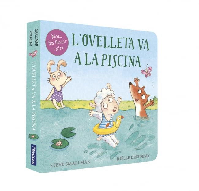 Libro: L'ovelleta va a la piscina (L'ovelleta que va venir a sopar. Llibre de cartró amb mecanismes)