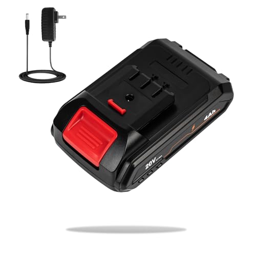 Batería-de-repuesto-ZFCHUNT-de-20-V-y-4-Ah-para-herramientas-eléctricas-de-jardín-DA-YI,-compatible-con-cargador-de-CC,-celdas-de-alta-capacidad-con-protección-contra-sobrecarga,-sobredescarga,-temperatura-y-sobrecorriente-multietapa.
