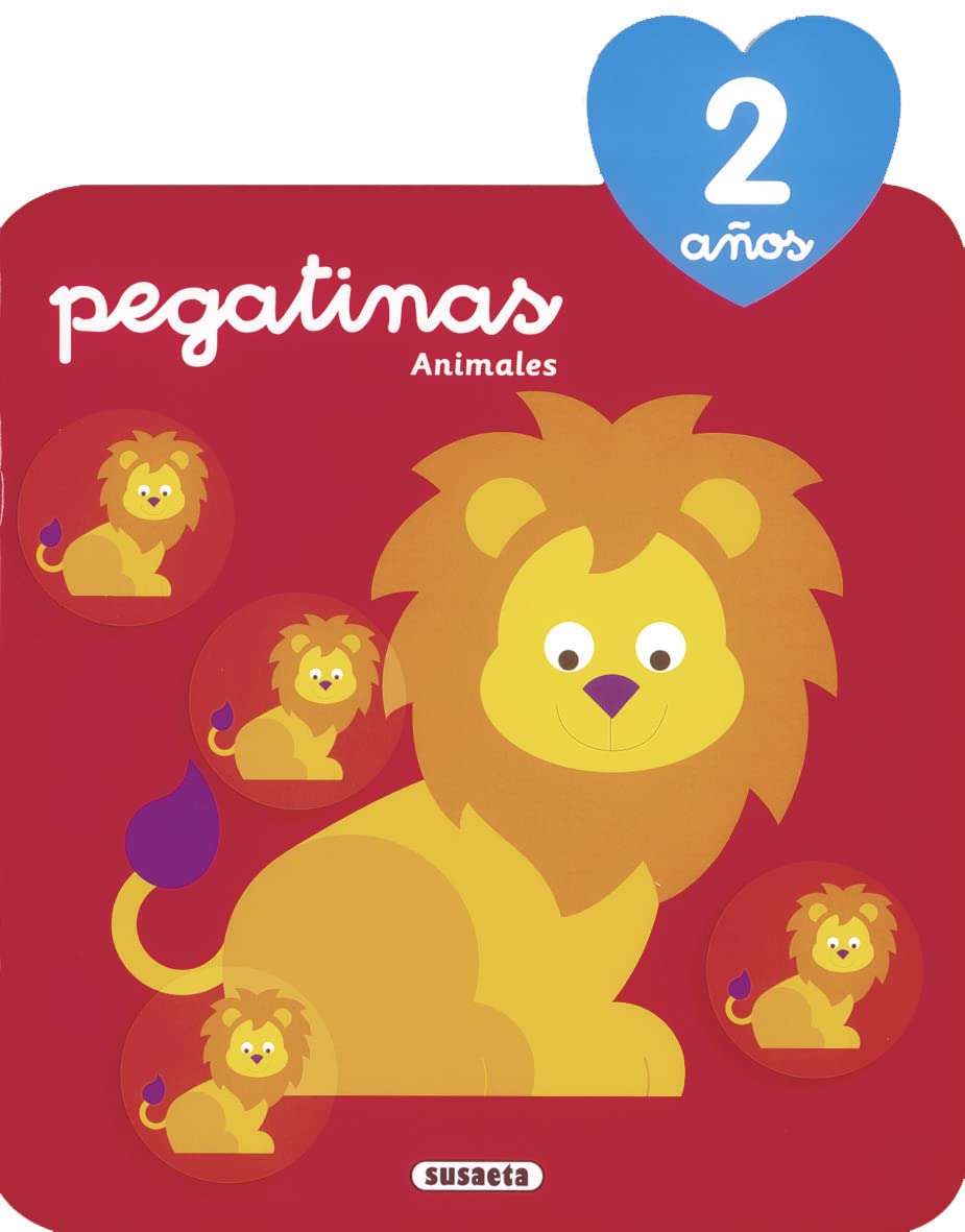 Libro: Pegatinas animales 2 años
