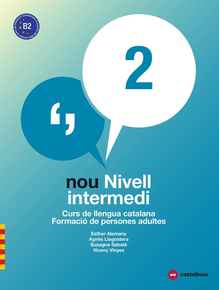 Libro: NOU NIVELL INTERMEDI 2 + QUADERN D'ACTIVITATS: Curs de Llengua Catalana-Formació de Persones Adultes